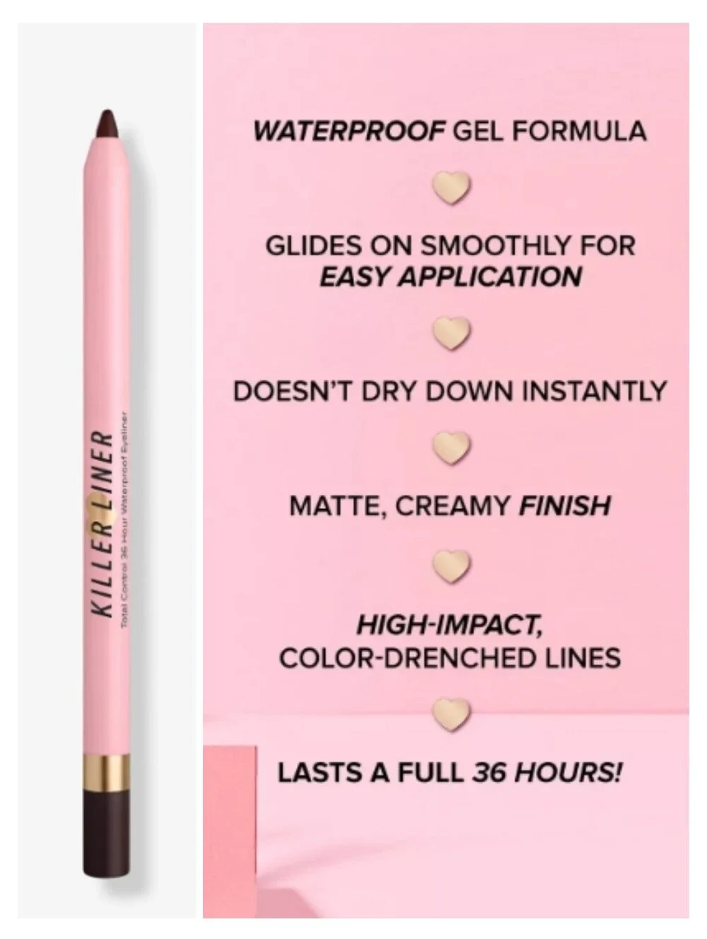 Too Faced Killer Liner Waterproof Gel Eyeliner - Killer Expresso